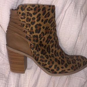 Leopard Booties
